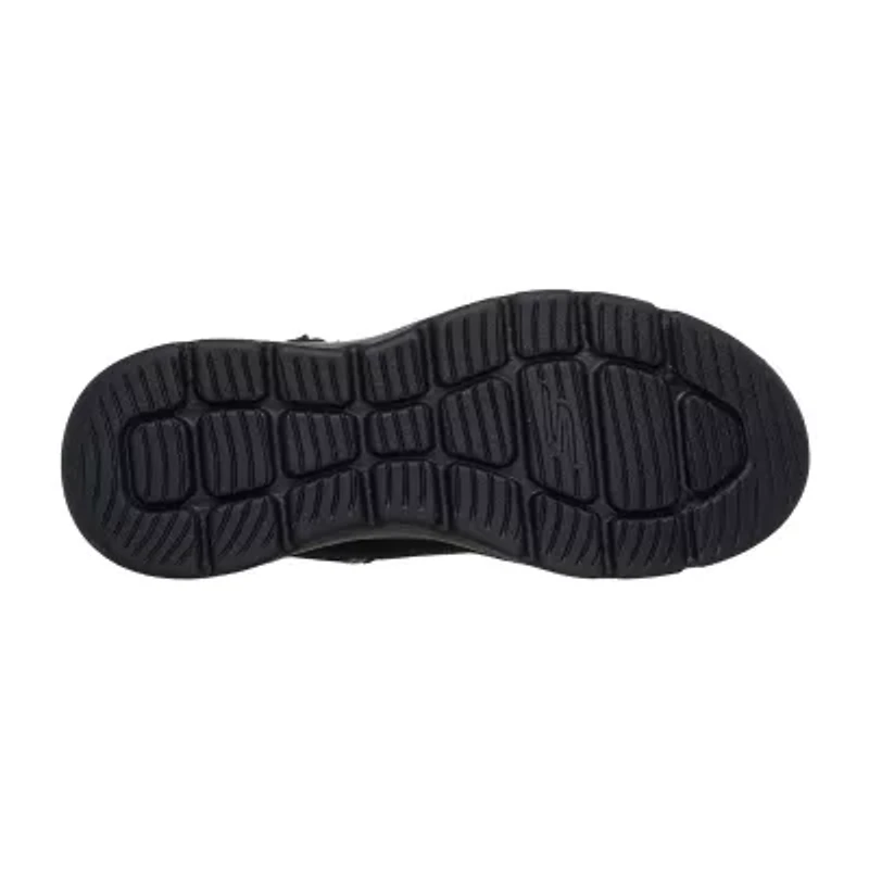 Skechers Womens Glacial Ultra Flat Heel Lace Up Boots