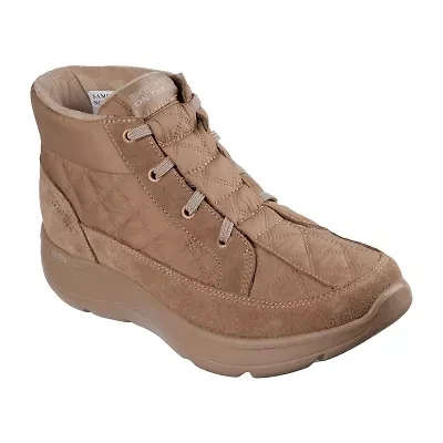 Skechers Hands Free Slip-Ins Womens On The Go Encore Quilted Flat Heel Chukka Boots