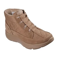 Skechers Hands Free Slip-Ins Womens On The Go Encore Quilted Flat Heel Chukka Boots