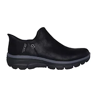 Skechers Hands Free Slip-Ins Womens Easy Going Modern Hour Flat Heel Booties Wide Width