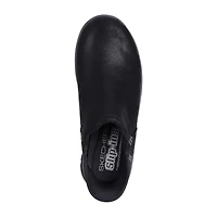 Skechers Hands Free Slip-Ins Womens Easy Going Modern Hour Flat Heel Booties Wide Width