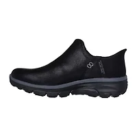 Skechers Hands Free Slip-Ins Womens Easy Going Modern Hour Flat Heel Booties Wide Width