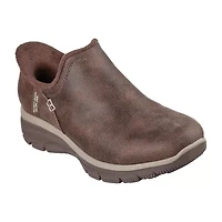 Skechers Hands Free Slip-Ins Womens Easy Going Modern Hour Flat Heel Booties Wide Width