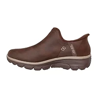 Skechers Hands Free Slip-Ins Womens Easy Going Modern Hour Flat Heel Booties Wide Width