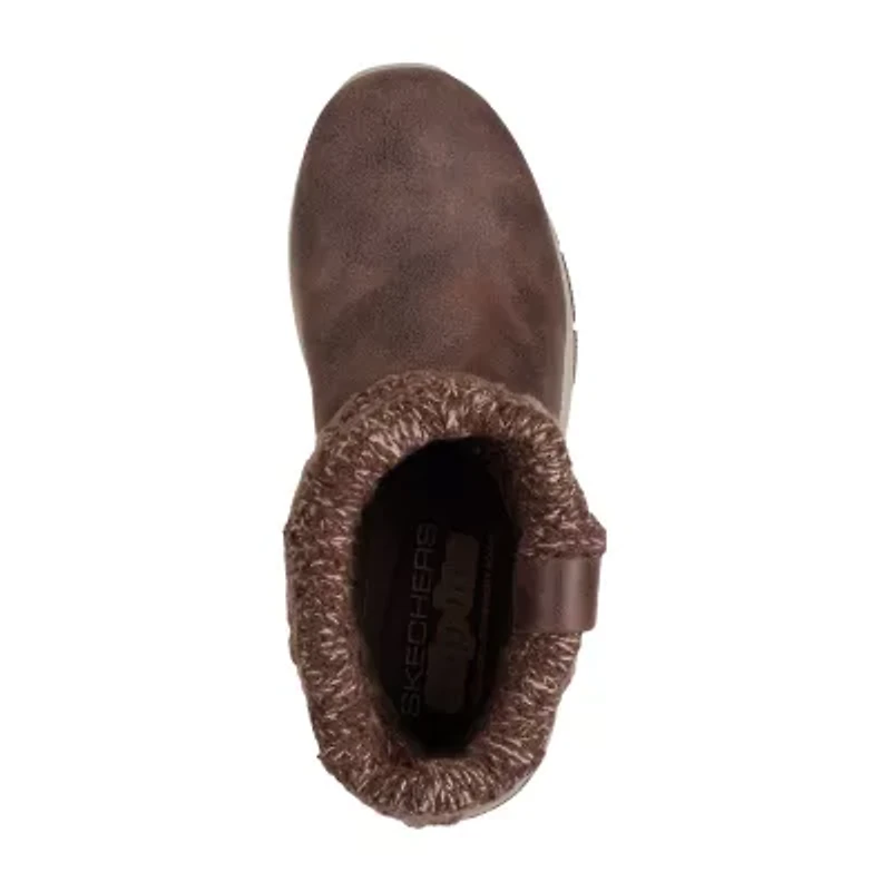 Skechers Hands Free Slip-Ins Womens Easy Going Cozy Weather 2 Flat Heel Winter Boots