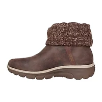 Skechers Hands Free Slip-Ins Womens Easy Going Cozy Weather 2 Flat Heel Winter Boots