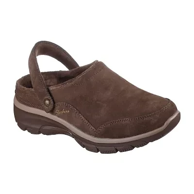 Skechers Easy Going Distinctive Charm Womens Almond Closed Toe Clogs