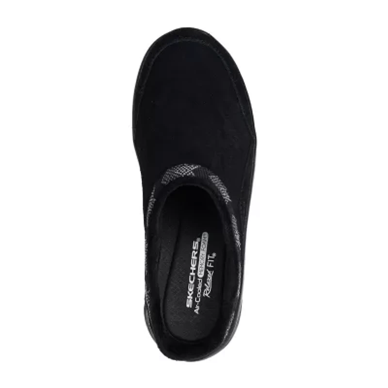 Skechers Easy Going Seasonal Grace Womens Moc Closed Toe Clogs