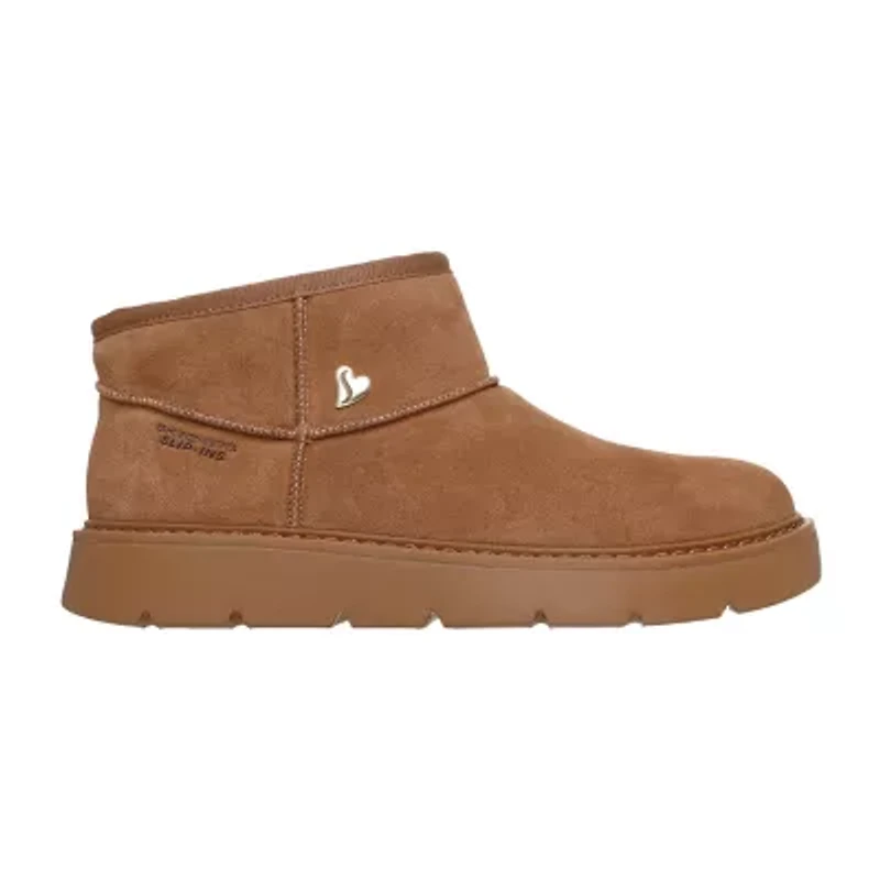 Skechers Womens Keapsakes Cozy Mini Flat Heel Winter Boots