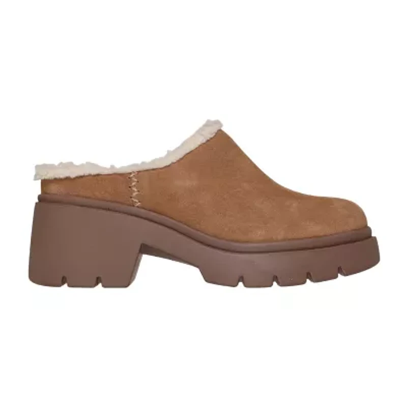 Skechers Cozy City Womens Almond Closed Toe Clogs