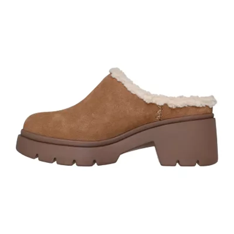 Skechers Cozy City Womens Almond Closed Toe Clogs