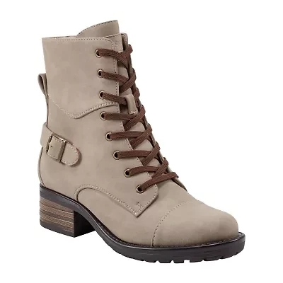 Indigo Rd. Womens Jovannie Flat Heel Combat Boots