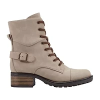 Indigo Rd. Womens Jovannie Flat Heel Combat Boots