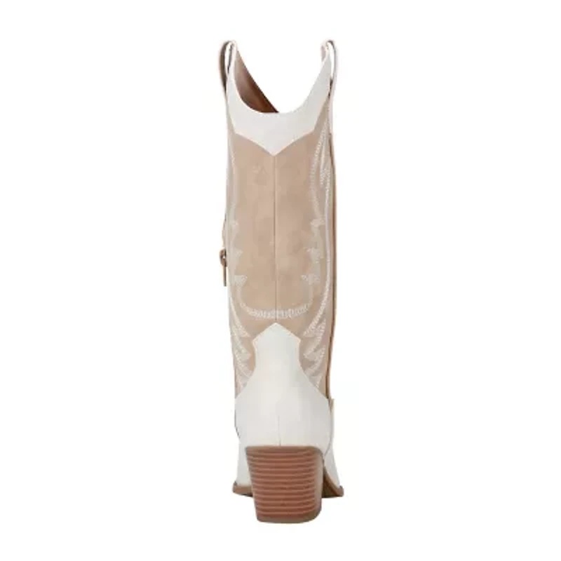 Indigo Rd. Womens Alleycat Stacked Heel Cowboy Boots