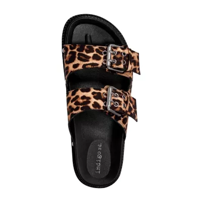 Indigo Rd. Niobe Womens Adjustable Strap Footbed Sandals