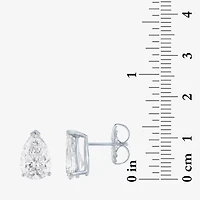 ( E-F/Si1-Si2 ) 4 CT. T.W. Lab-Grown Diamond 14K Gold 11.4mm Pear Stud Earrings
