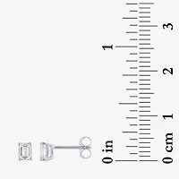 Si1-Si2/E-F 1/2 CT. T.W. Lab Grown White Diamond 10K White Gold 4.4mm Stud Earrings