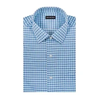 Van Heusen Everyday Defense Stain Shield Mens Regular Fit Stretch Fabric Wrinkle Free Long Sleeve Dress Shirt