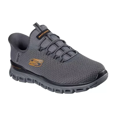 Skechers Mens Glide-Step Noxus Hands Free Slip-Ins Slip-On Walking Shoes