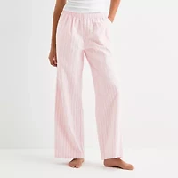 Arizona Body Womens Flannel Juniors Pajama Pants