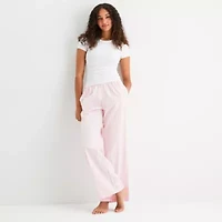 Arizona Body Womens Flannel Juniors Pajama Pants