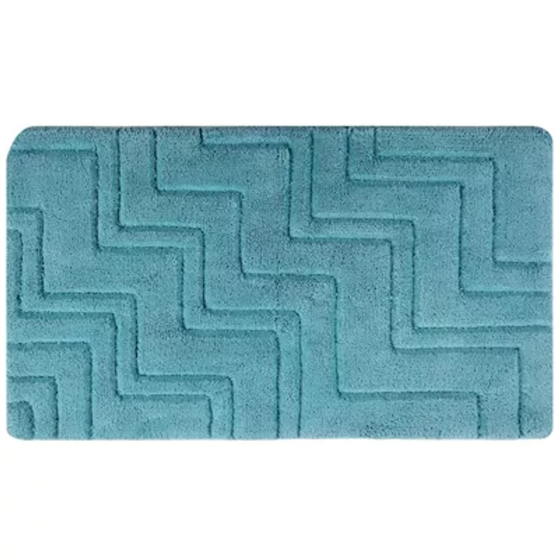 Castle Hill London Zig Zag Bath Rug Collection