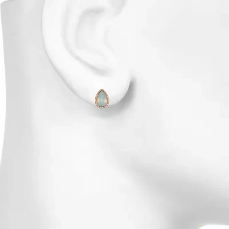 Bijoux Bar Womens Simulated Pearl Round 6 Pair Earring Set