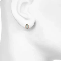Bijoux Bar Womens Simulated Pearl Round 6 Pair Earring Set