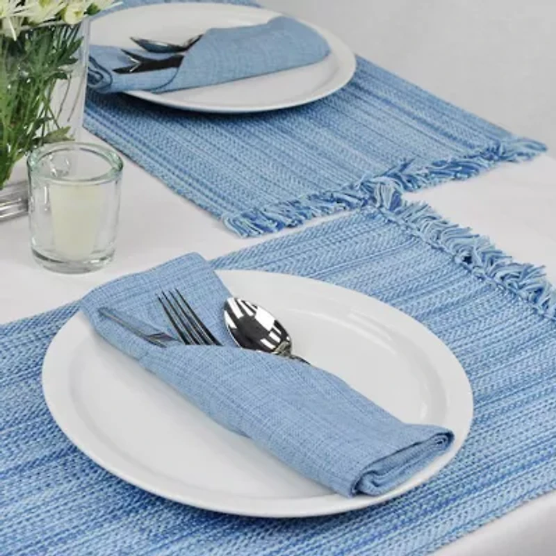 Design Imports Variegated Fringe 6-pc. Placemat