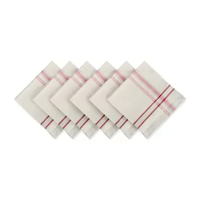 Design Imports French Stripe 6-pc. Napkins