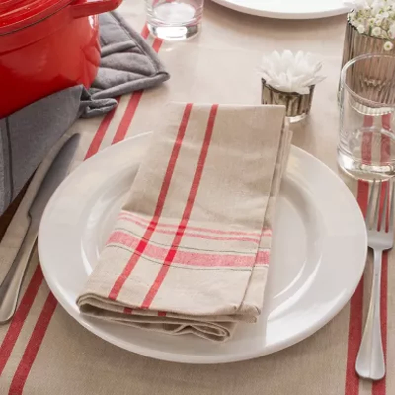 Design Imports French Stripe 6-pc. Napkins