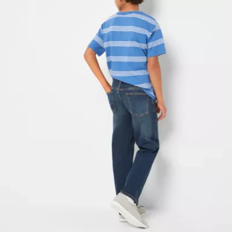 Thereabouts Little & Big Kid Boys Adjustable Waist Stretch Fabric Relaxed Fit Jean