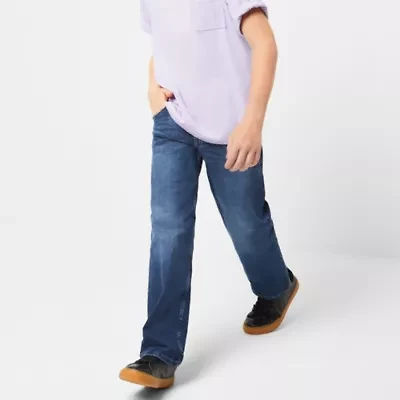 Thereabouts Little & Big Kid Boys Adjustable Waist Stretch Fabric Relaxed Fit Jean