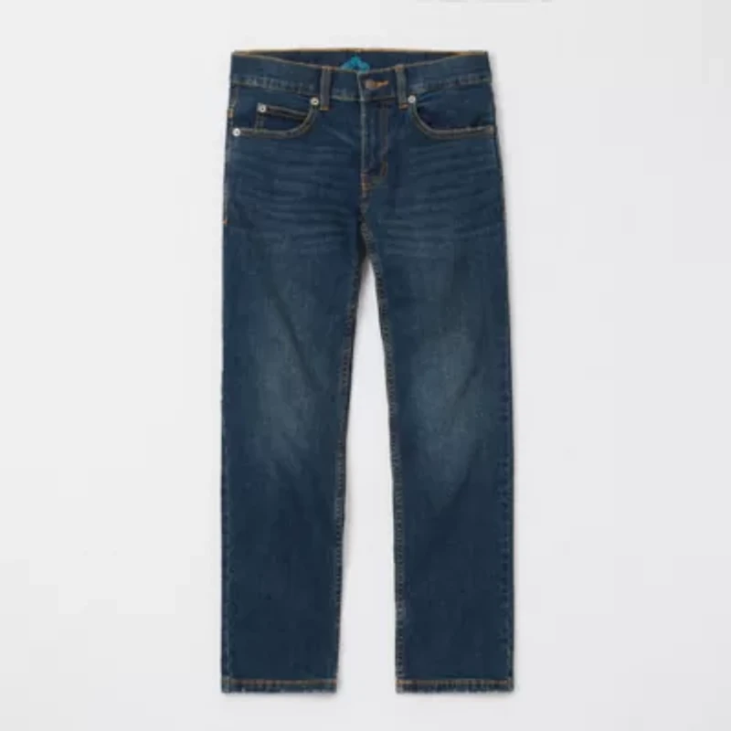 Thereabouts Little & Big Kid Boys Adjustable Waist Stretch Fabric Slim Fit Jean