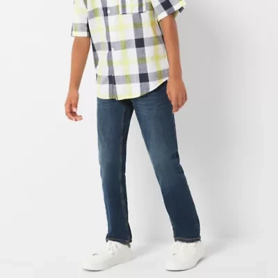 Thereabouts Little & Big Kid Boys Adjustable Waist Stretch Fabric Slim Fit Jean