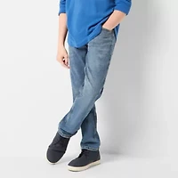 Thereabouts Little & Big Kid Boys Adjustable Waist Stretch Fabric Slim Fit Jean