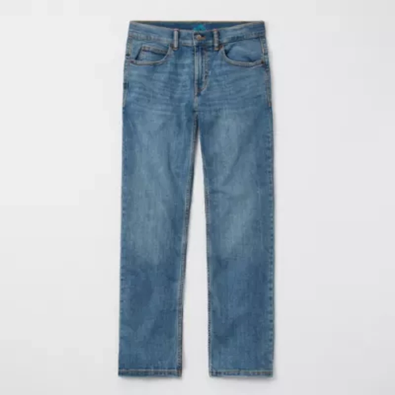 Thereabouts Little & Big Boys Adjustable Waist Stretch Fabric Straight Leg Jean
