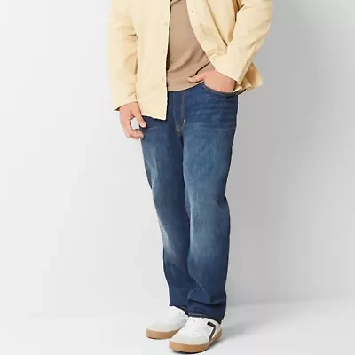 Arizona Advance Flex 360 Big and Tall Mens Regular Fit Tapered Leg Relaxed Jean