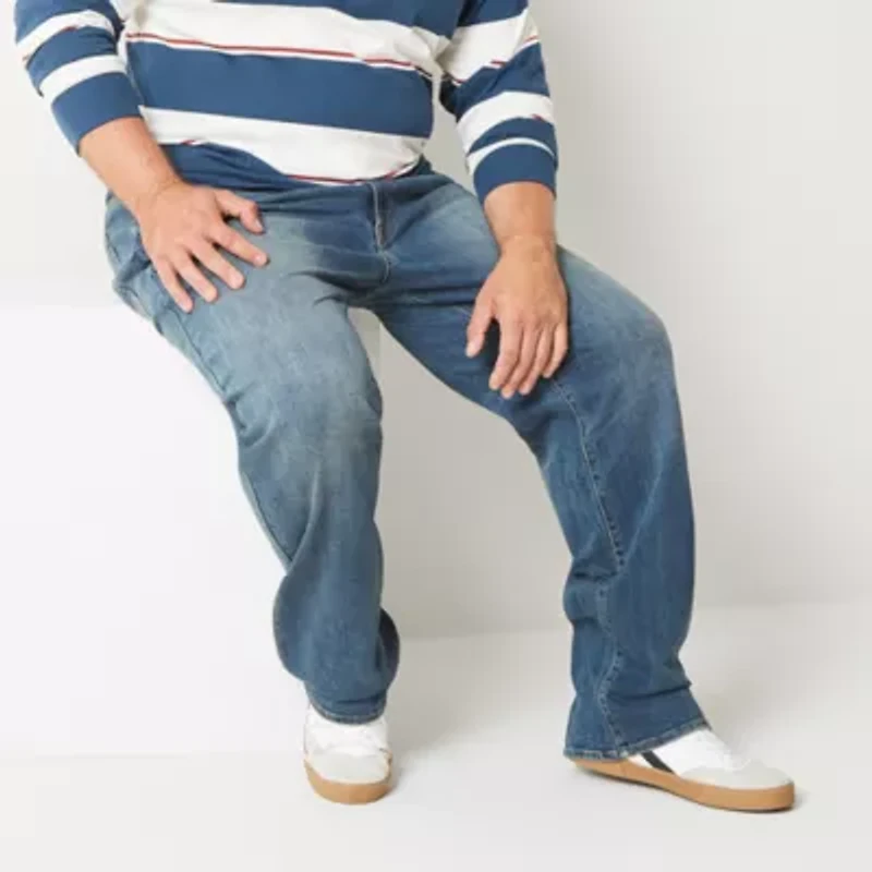 Arizona Advance Flex 360 Big and Tall Mens Straight Leg Relaxed Fit Jean