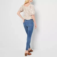 a.n.a Womens Mid Rise Stretch Fabric Skinny Fit Jegging Jean