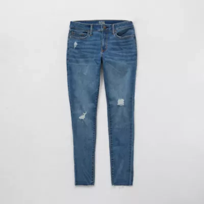 a.n.a Womens Mid Rise Stretch Fabric Skinny Fit Jegging Jean