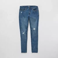 a.n.a Womens Mid Rise Stretch Fabric Skinny Fit Jegging Jean