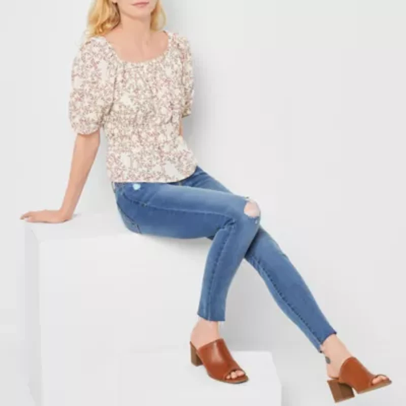 a.n.a Womens Mid Rise Stretch Fabric Skinny Fit Jegging Jean