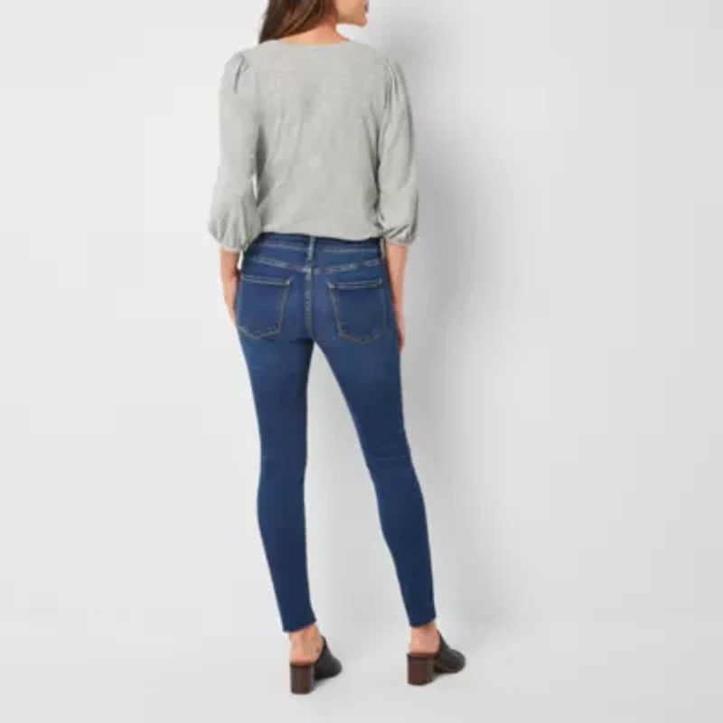 a.n.a Stretch Fabric Womens Mid Rise Skinny Fit Jegging Jean