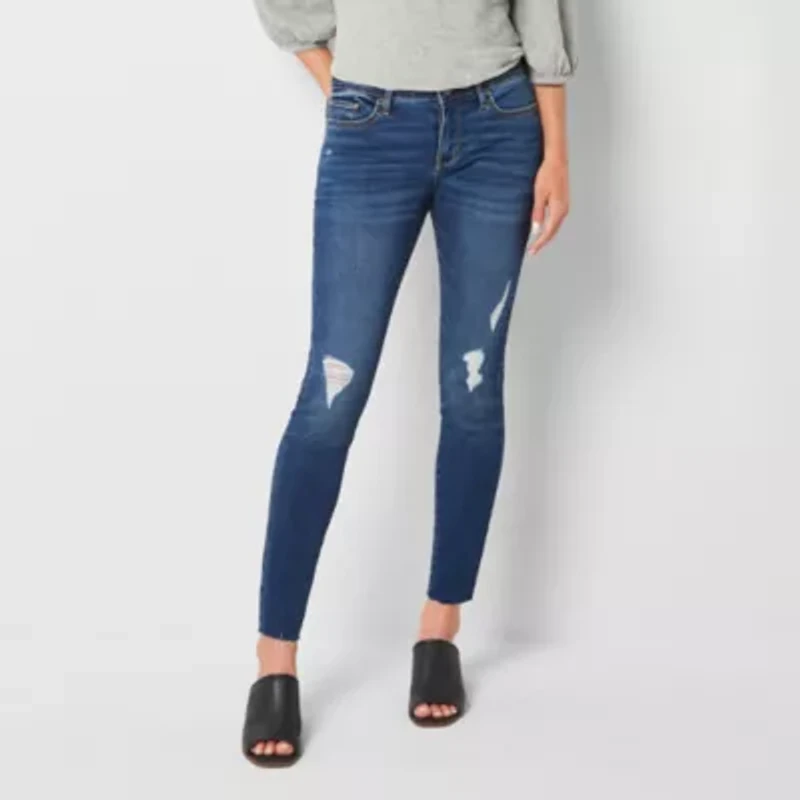a.n.a Stretch Fabric Womens Mid Rise Skinny Fit Jegging Jean