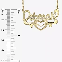 Womens Sterling Silver 18 Inch Pendant Necklace