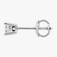 Premier Collection 1/4 CT. T.W. Natural Princess-Cut Diamond Stud Earrings