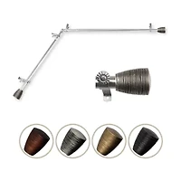 Rod Desyne Tarzan Corner 3/4 Adjustable Curtain