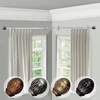 Rod Desyne Tyoma Corner 3/4 Adjustable Curtain
