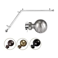 Rod Desyne Arman Corner 3/4 Adjustable Curtain